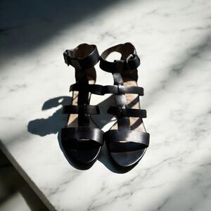 Sam Edelman Black Gladiator Sandals